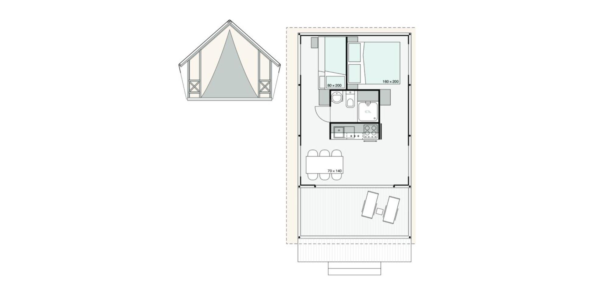 Camp Dole Zivogosce - Mobile Home And Glamping Tent Eksteriør billede